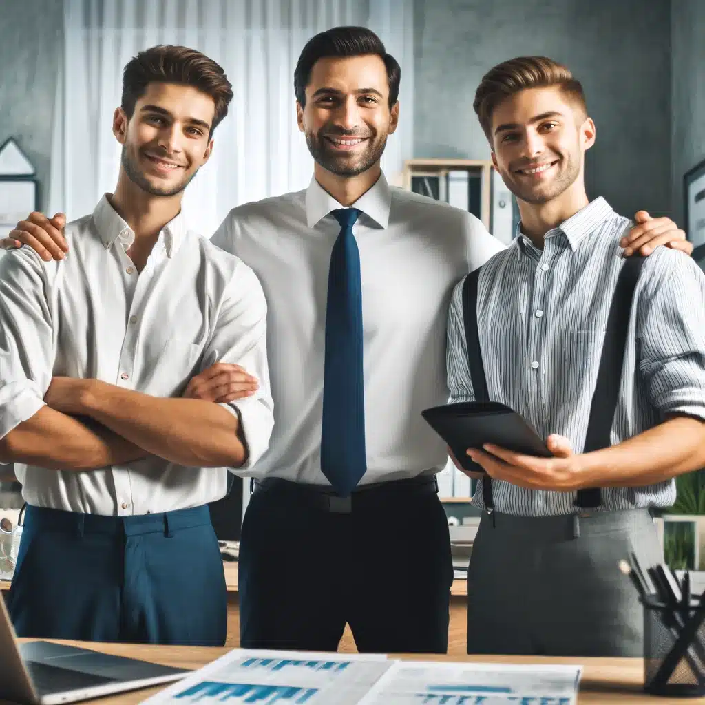 Team of accountants helping with payroll tax compliance.