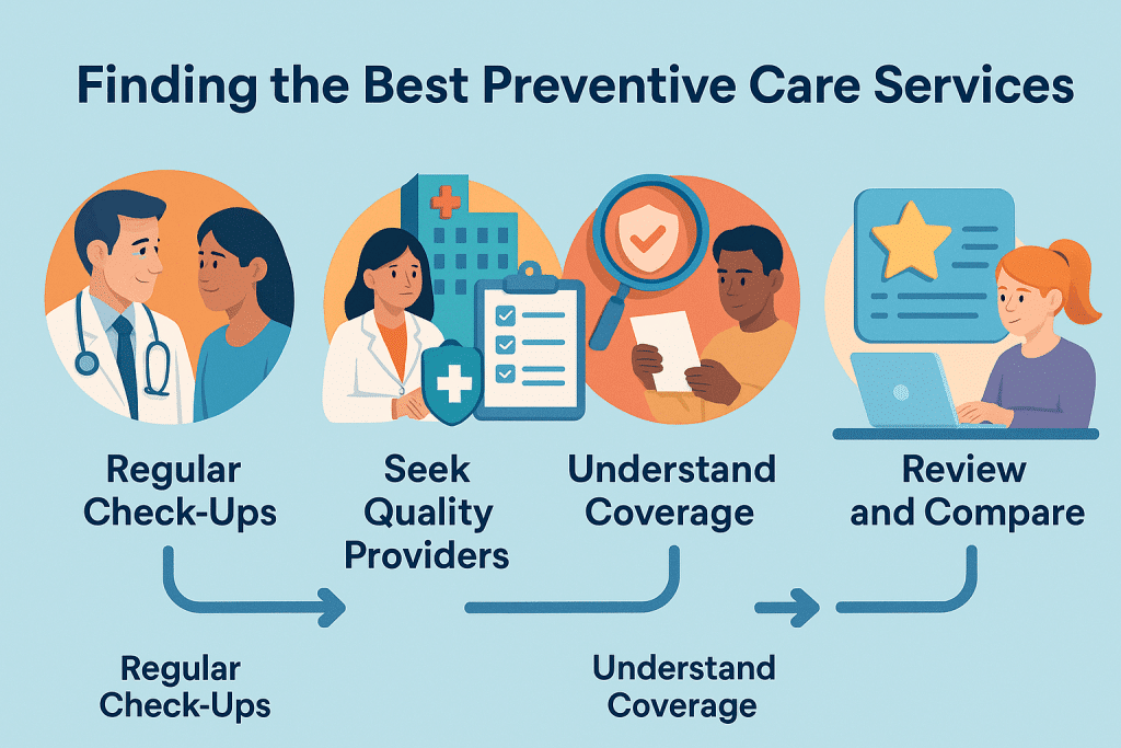 Finding the Best Preventive Care Services infographic