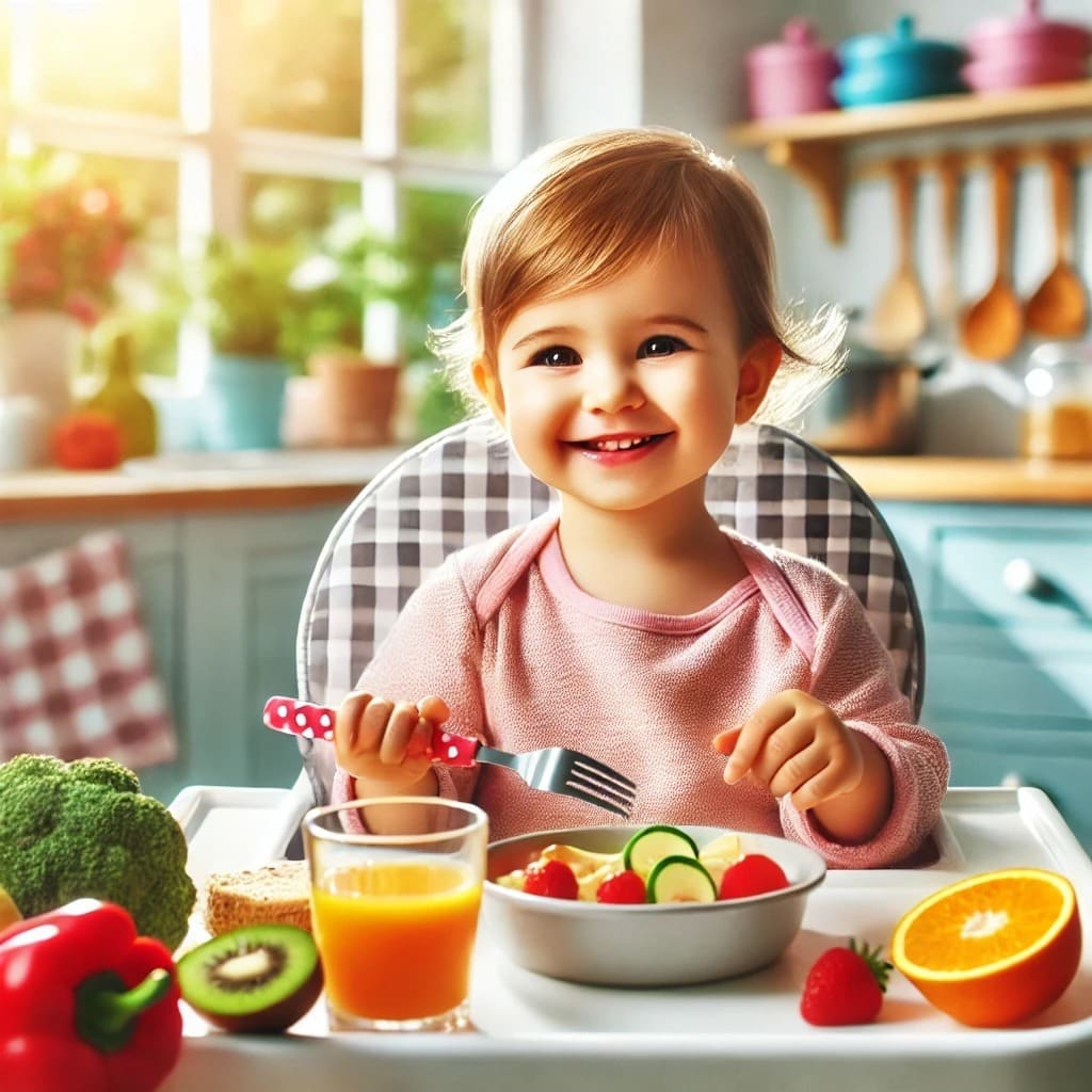 Pediatric Preventive Care eating healthy.