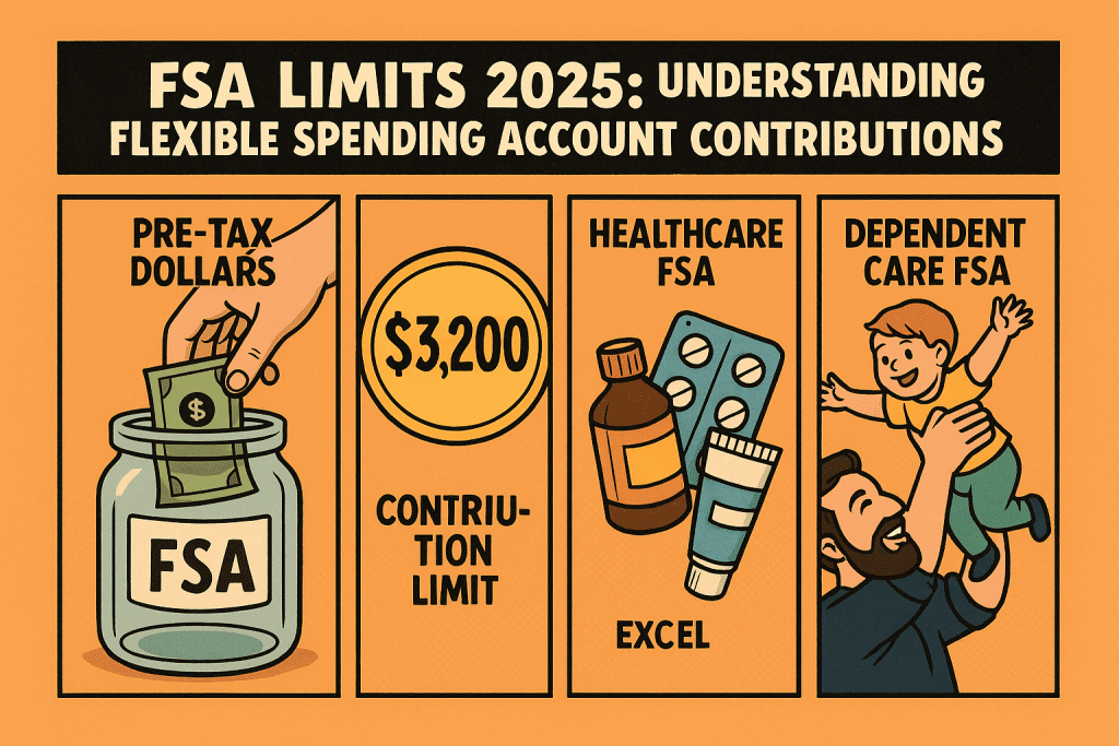 FSA limits 2025 infographic