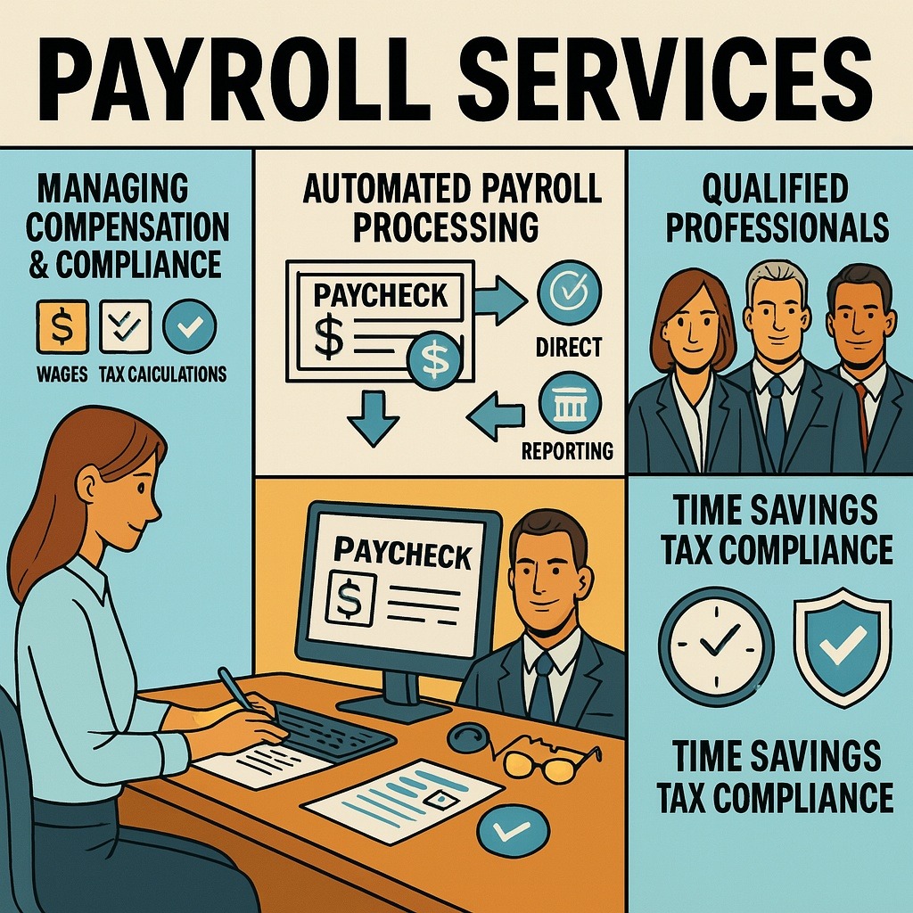 what is payroll services infographic