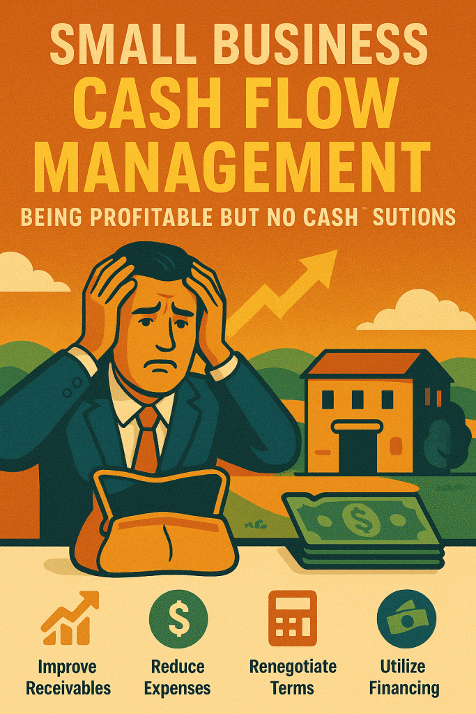 Small Business Cash Flow Management infographic