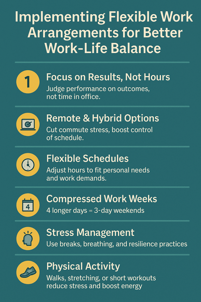 better work life balance infographic