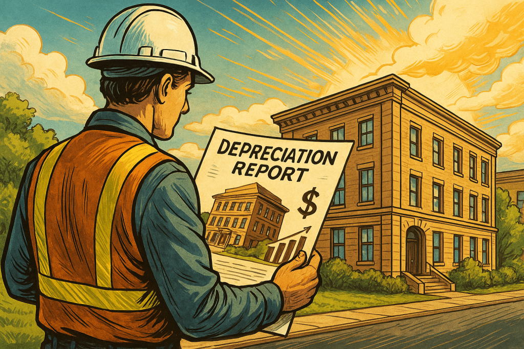 Cost Segregation Study showing property taking 100% depreciation