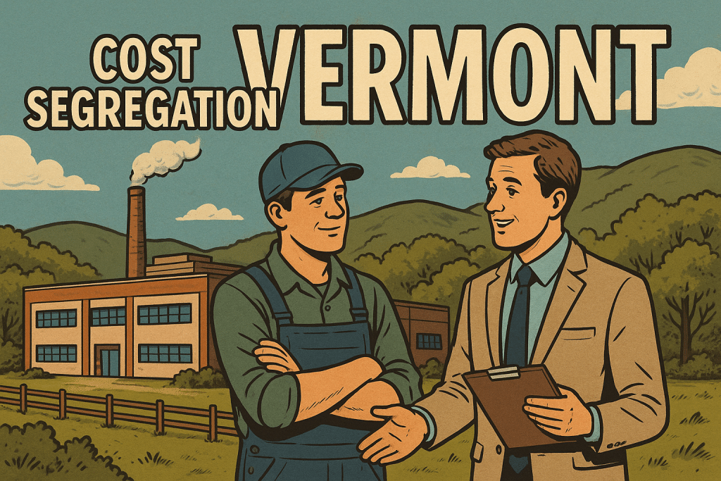 Vermont Cost Segregation at a manufacturing plant