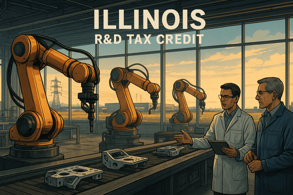 Illinois Research and Development Tax Credit for robotics assembly line.
