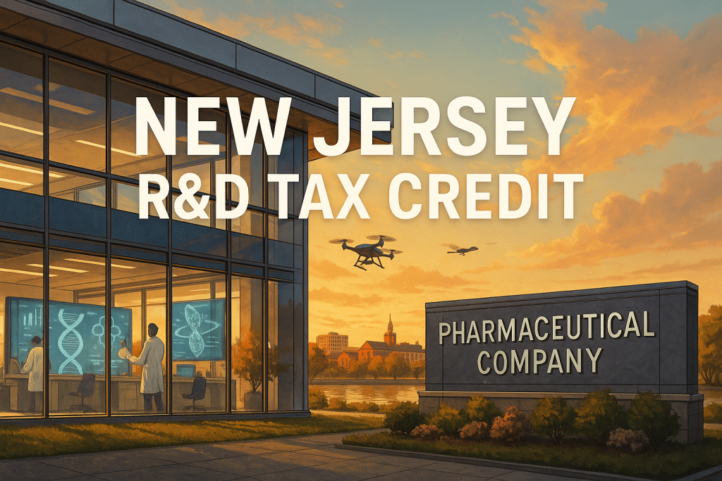 New Jersey R&D Tax Credit pharmaceutical company