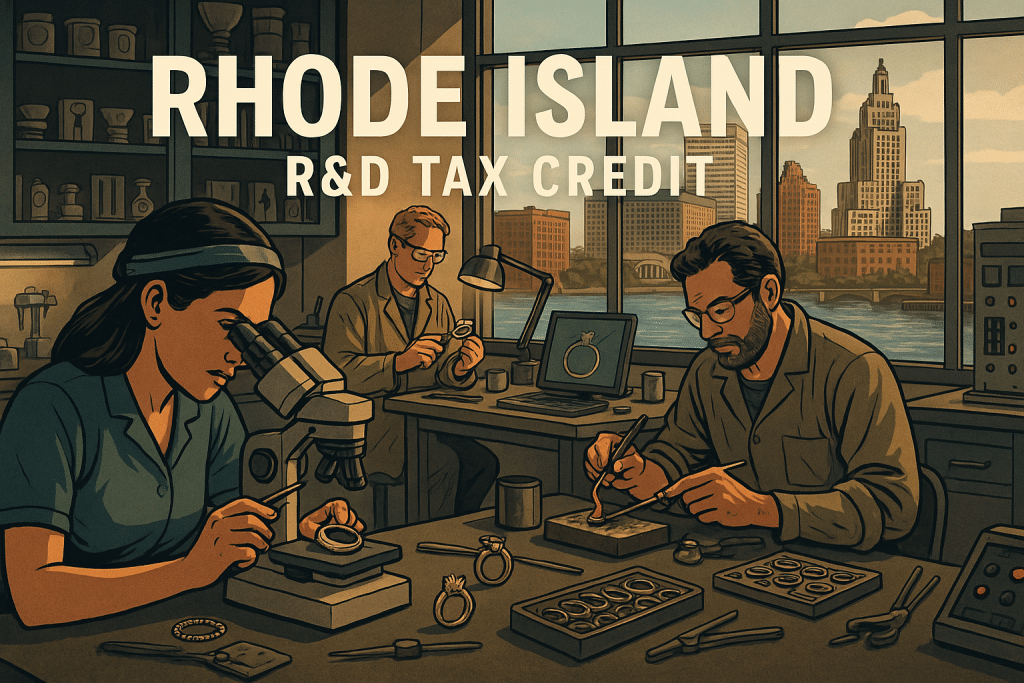 Rhode Island R&D Tax Credit working in a machine shop