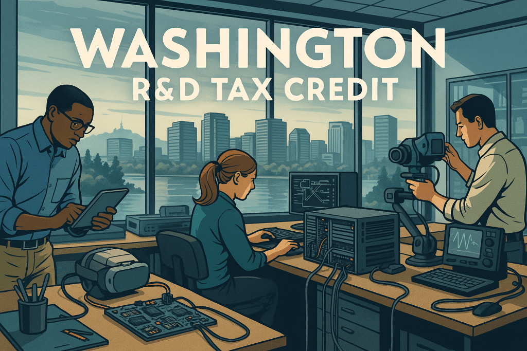 Washington R&D Tax Credit overlooking Kirkland
